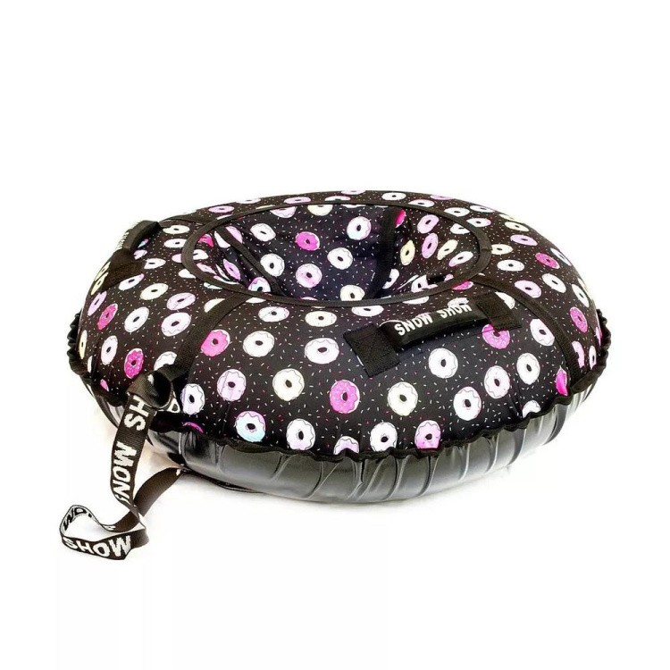 Детская зимняя ватрушка тюбинг для катания 118 см — картинка 6