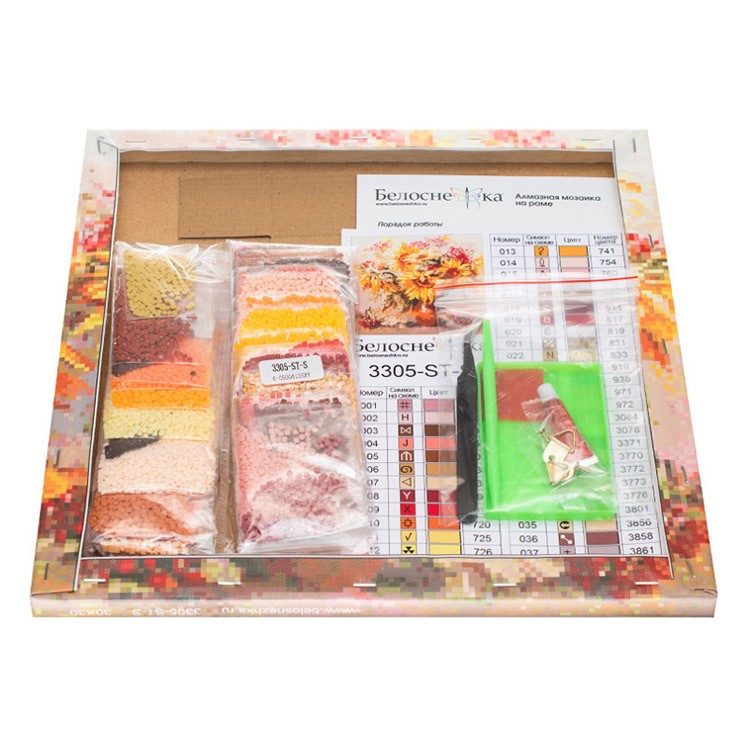 Алмазная вышивка «Букетик и смородина» — картинка 4