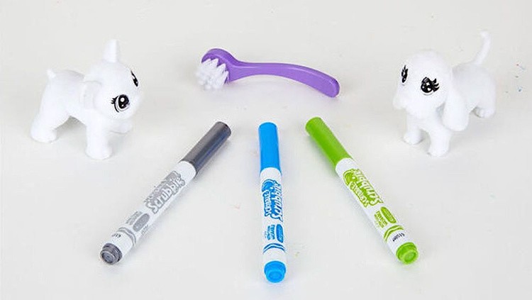 Фигурки для раскрашивания Washimals «Собачки» (2 фигурки) — картинка 3