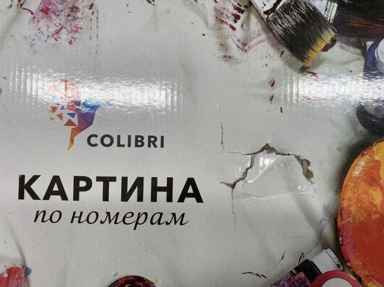 УЦЕНКА. Картина по номерам «Красота природы» (порвана коробка) — картинка 4