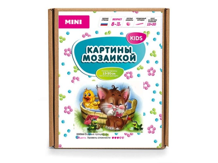 Алмазная вышивка-открытка «Водные процедуры» — картинка 5