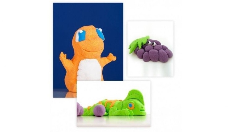 Кинетический пластилин Zephyr, фиолетовый — картинка 3