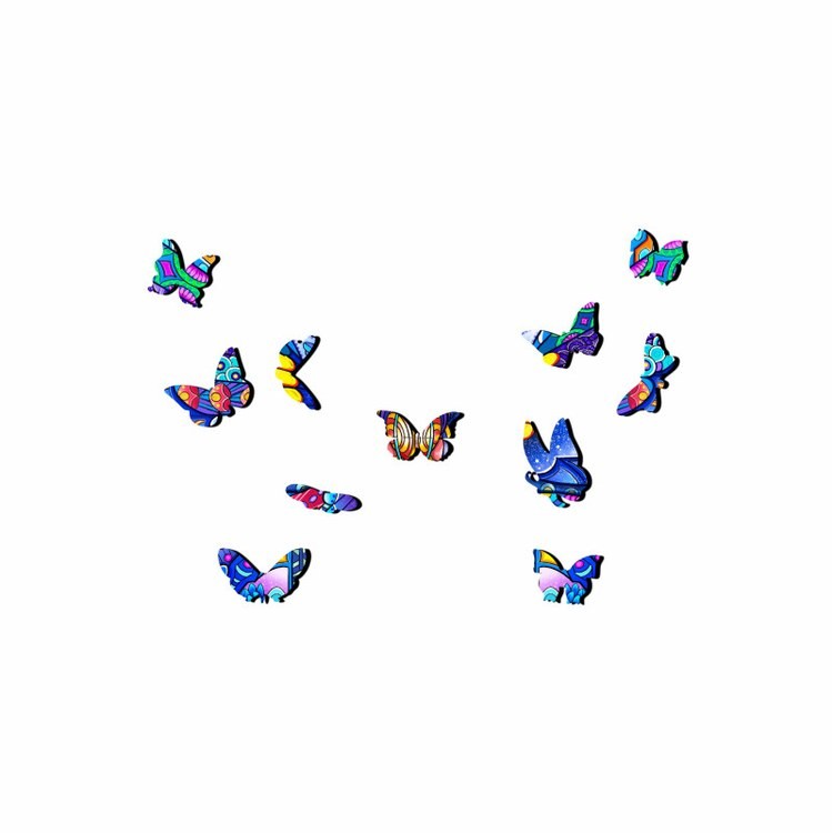 Деревянные пазлы «Очаровательная Бабочка XL», Woodbests — картинка 4