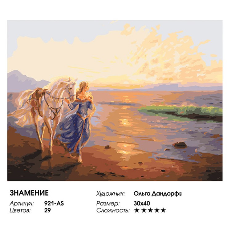 Картина по номерам «Знамение» — картинка 2