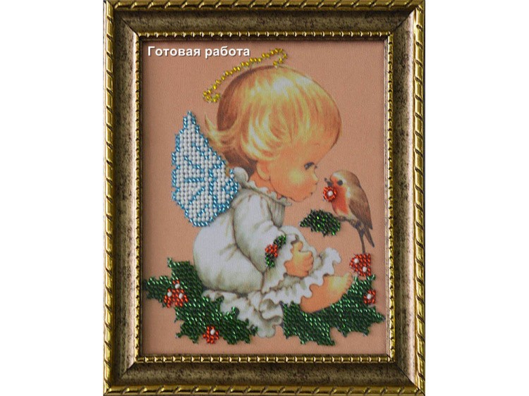 Набор вышивки бисером «Разговор с птичкой» — картинка 2