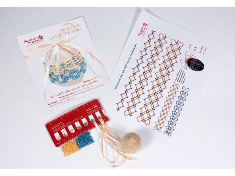 Набор для бисероплетения «Пасхальное яйцо. Весеннее настроение» — картинка 2