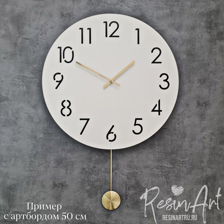 Часовой механизм с маятником (Германия), ResinArt — картинка 8