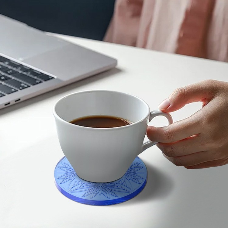 Силиконовый молд - Набор подстаканников с цветами, 24х24 см — картинка 4