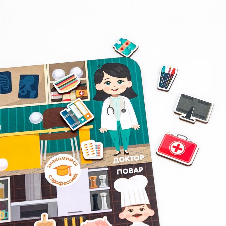 Сортер «Профессии, Доктор и повар» — картинка 5