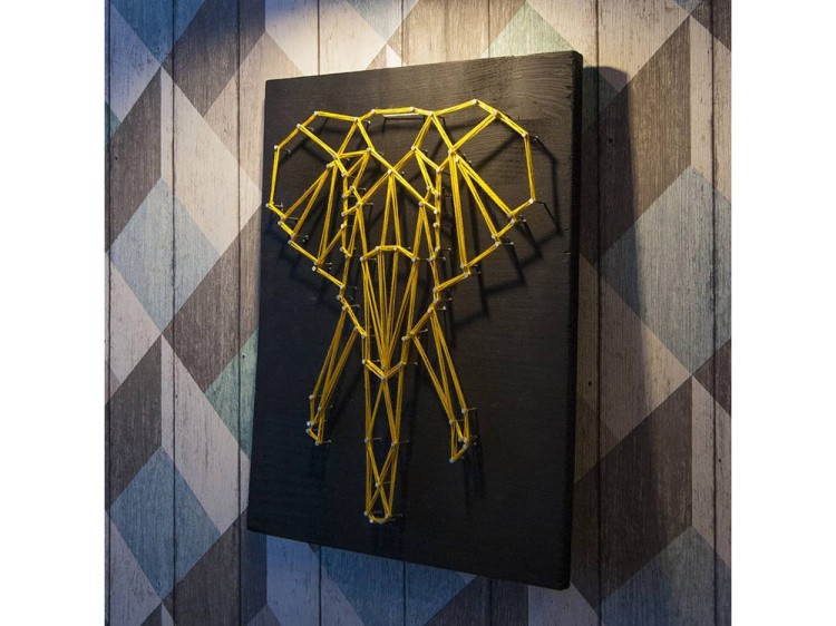 Набор для творчества STRING ART «Слон минимализм» — картинка 9