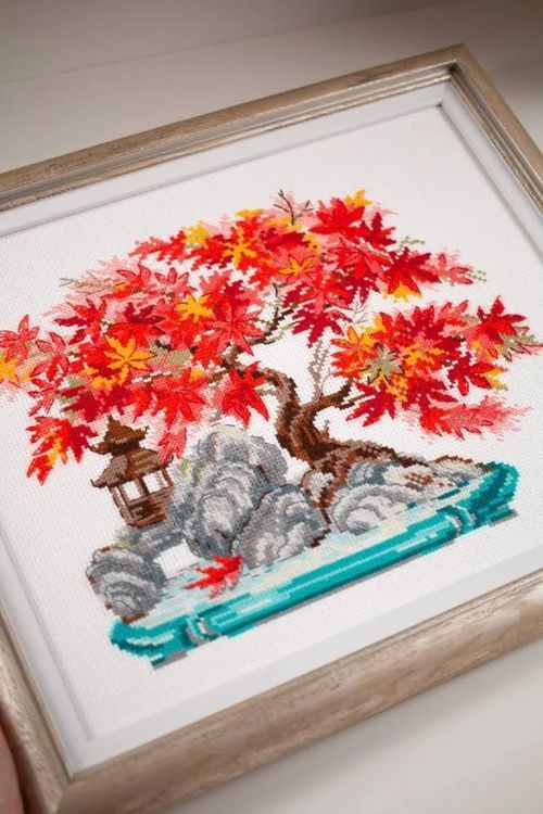 Набор для вышивания «Осенний бонсай» — картинка 5