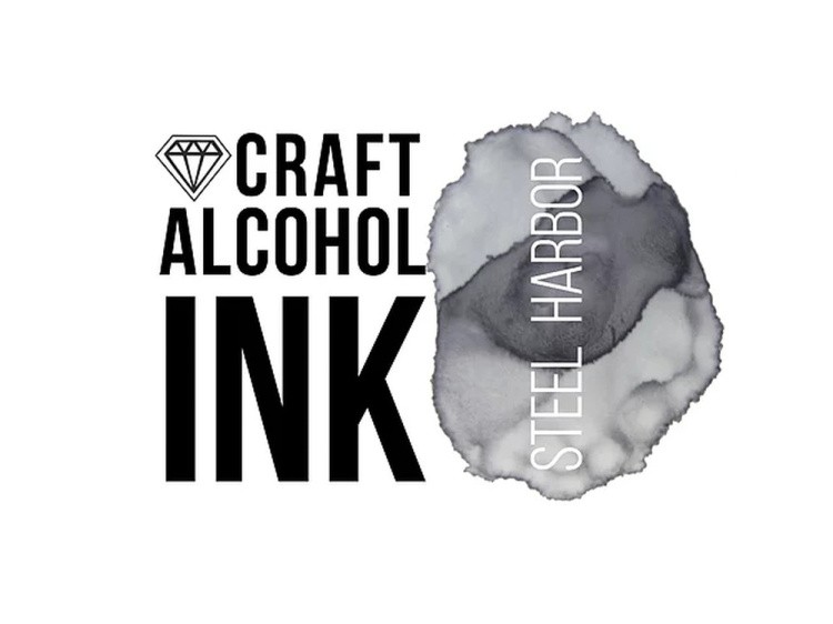 Алкогольные чернила стальные (SteelHarbor) 20 мл, Craft Alcohol INK — картинка 2