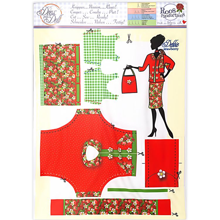 Набор для шитья « Одежда для кукол Debbie Strawberrie №1» — картинка 2