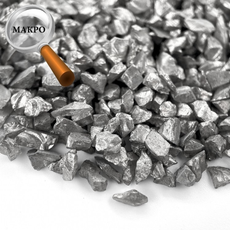 Стеклянная крошка перламутровая серебряная, фракция 2-4 мм, 100 г — картинка 2