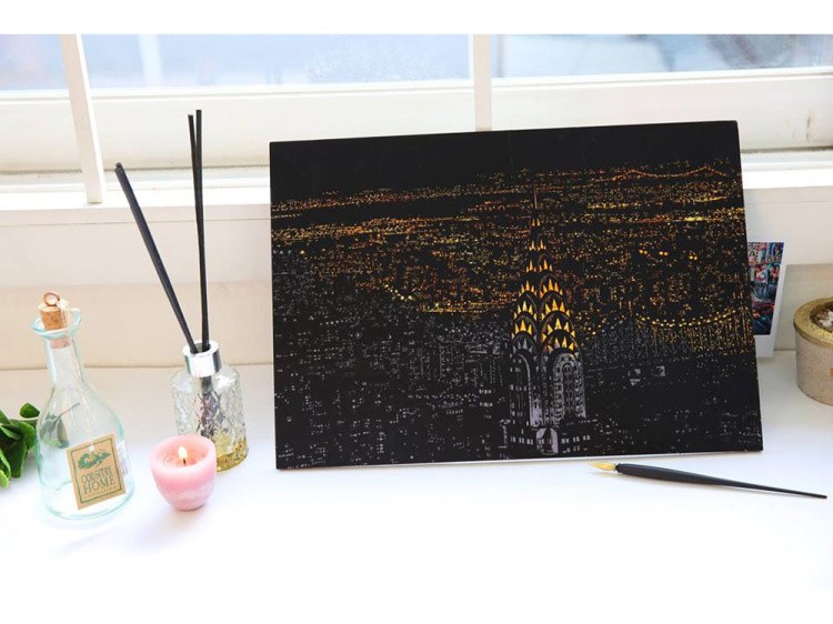 Скретч-картина «Нью-Йорк» — картинка 8