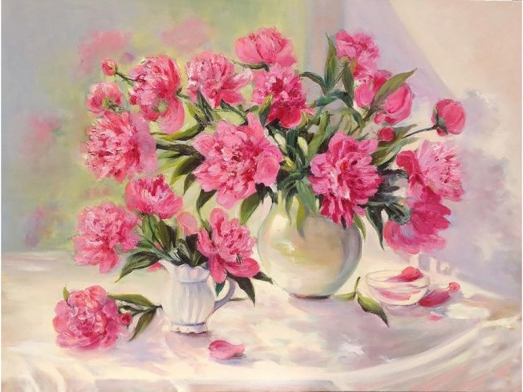 Картина по номерам «Нежные бутоны» — картинка 2