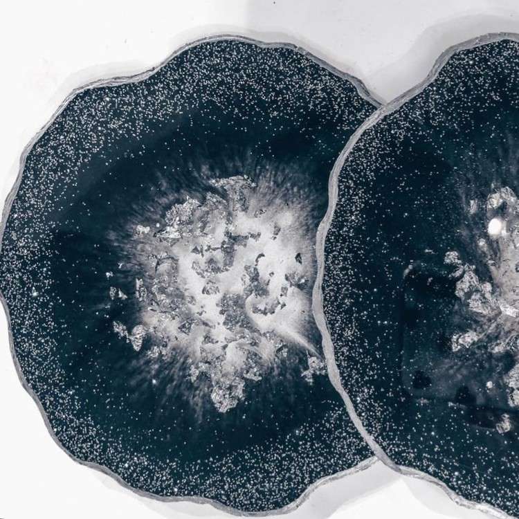 Подстаканник Срез камня №1  (5 мм) - Силиконовый молд, ResinArt — картинка 3