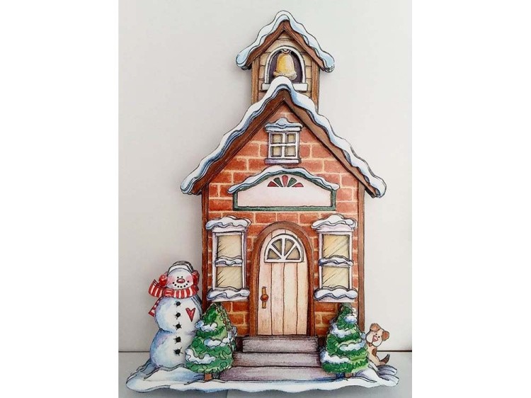 Папертоль «Сказочный домик с колоколом» — картинка 2