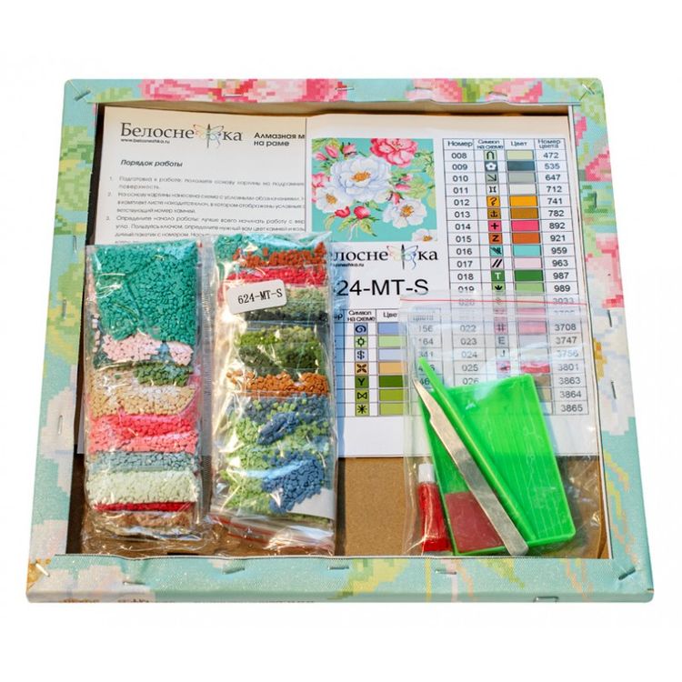 Алмазная вышивка «Дикая роза» — картинка 3