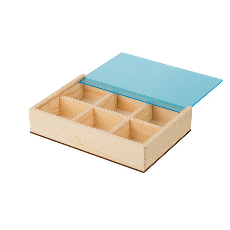 Заготовка для декорирования Mr. Carving «Органайзер №2 с крышкой сосна» — картинка 2