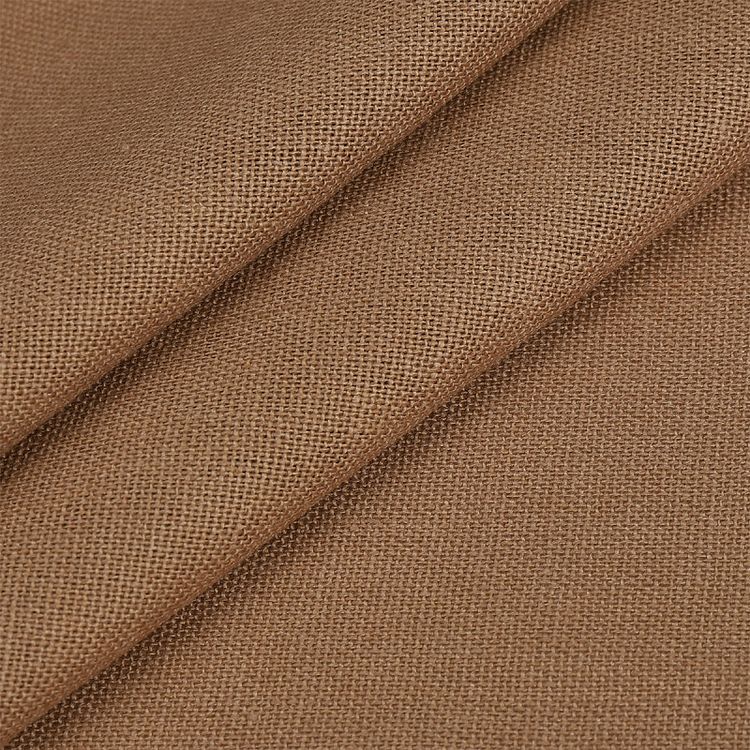 Ткань льняная, 185 г/м², 10 м x 140 см, цвет: верблюжий, TBY — картинка 3