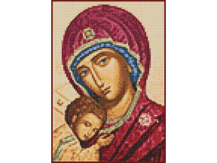 Алмазная вышивка «Богоматерь» — картинка 3