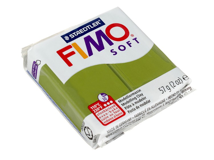 Полимерная глина FIMO Soft, цвет: оливковый, 57 г — картинка 2