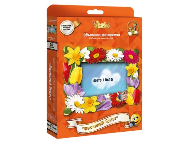 Объемная фоторамка «Весенний букет» — картинка 6