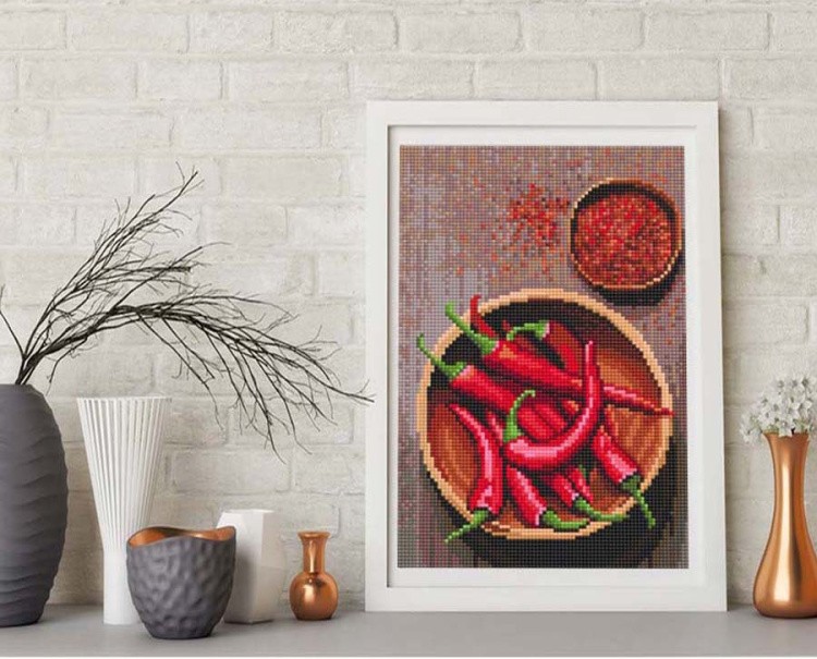 Алмазная вышивка «Жгучие перчики» — картинка 3