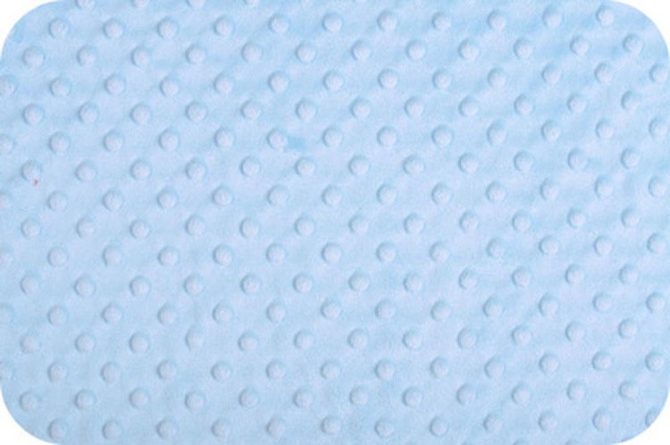 Плюш CUDDLE DIMPLE, 48x48 см, 455 г/м2, 100% полиэстер, цвет: BABY BLUE, Peppy
