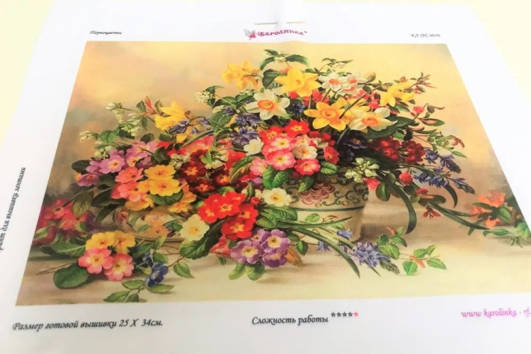 Набор для вышивания «Букет с нарциссами» — картинка 7