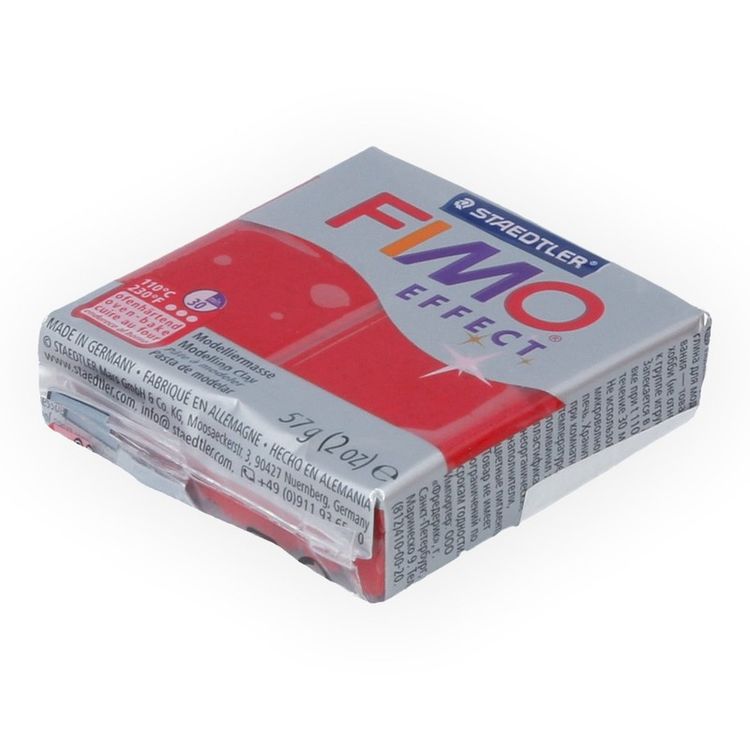 Полимерная глина FIMO Effect, цвет: красный металлик, 57 г — картинка 2