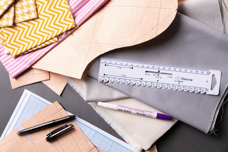 Линейка для разметки и измерения, пластик, 22,2х4,5 см, Gamma — картинка 3