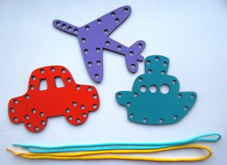 Игра - шнурочки «Транспорт» — картинка 2