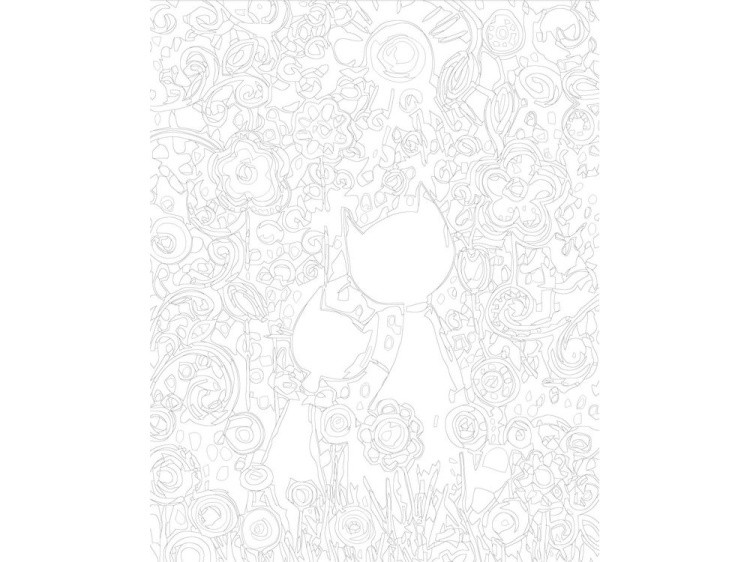 Картина по номерам «Кот и кошка» — картинка 3