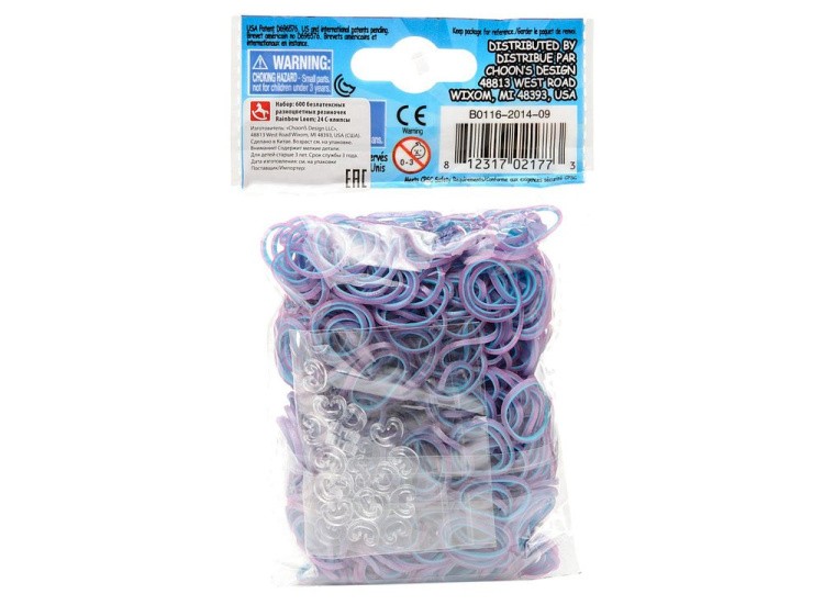 Резиночки для плетения двухцветные — картинка 2