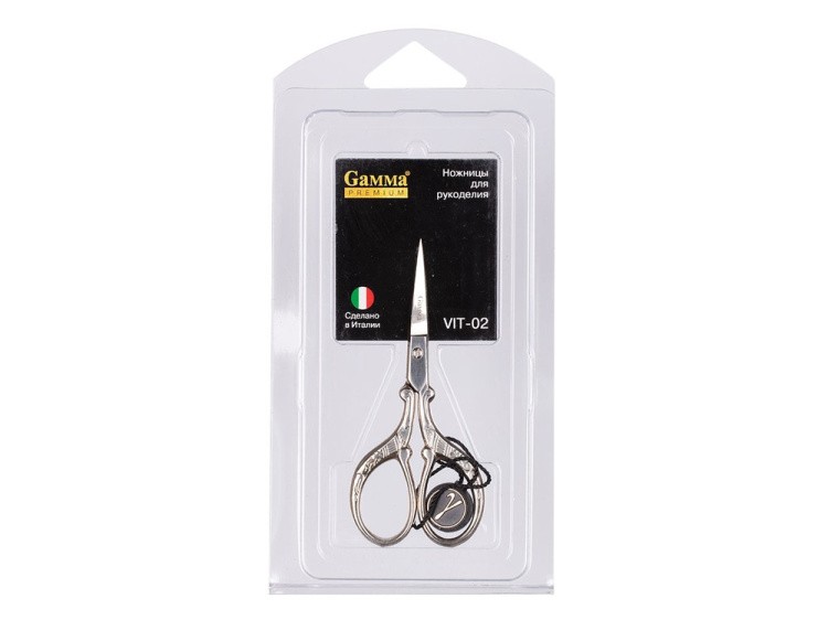 Ножницы Gamma Premium для рукоделия, 93 мм — картинка 2
