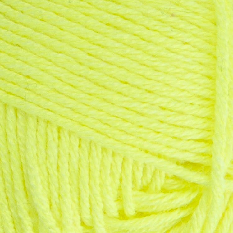 Пряжа YarnArt Flowers Unicolor (762), неон лимон, 5 шт. по 50 г — картинка 2