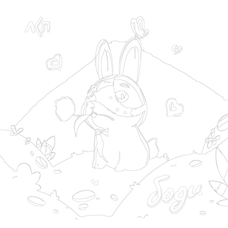 Картина по номерам «Рэпер ЛСП LSP: Боди арт 40x40» — картинка 3