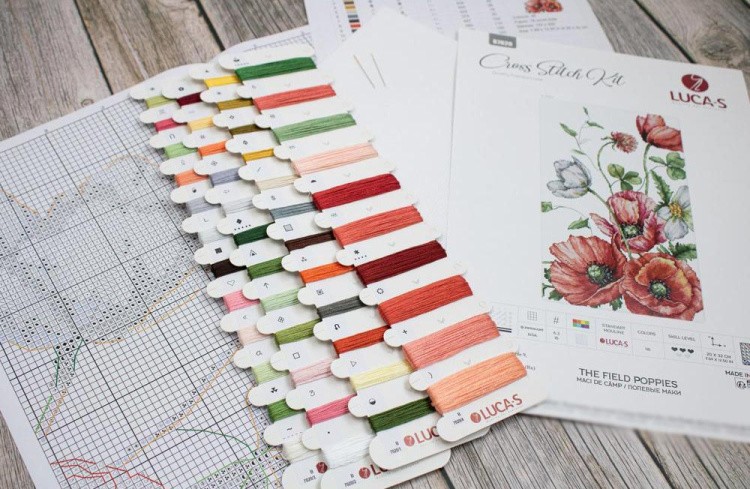 Набор для вышивания «Полевые маки» — картинка 3