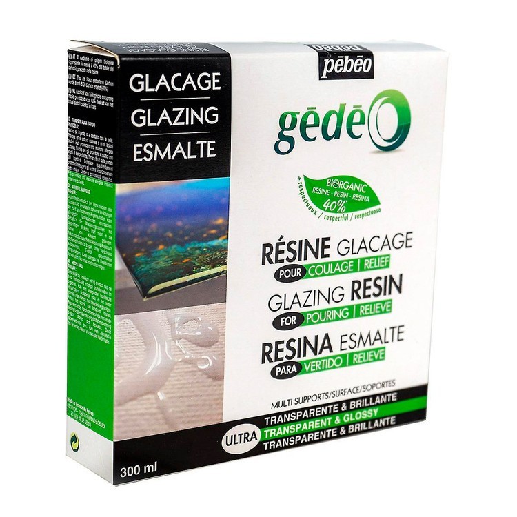 Эпоксидная био-смола с эффектом глазури biOrganic Gedeo 300 мл, Pebeo — картинка 2