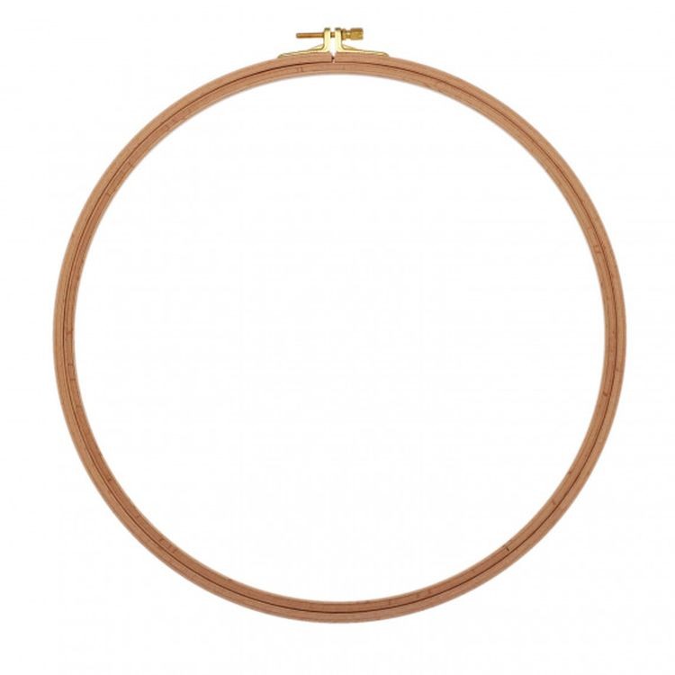 Пяльцы деревянные с винтом, диаметр 28 см, h=8 — картинка 2