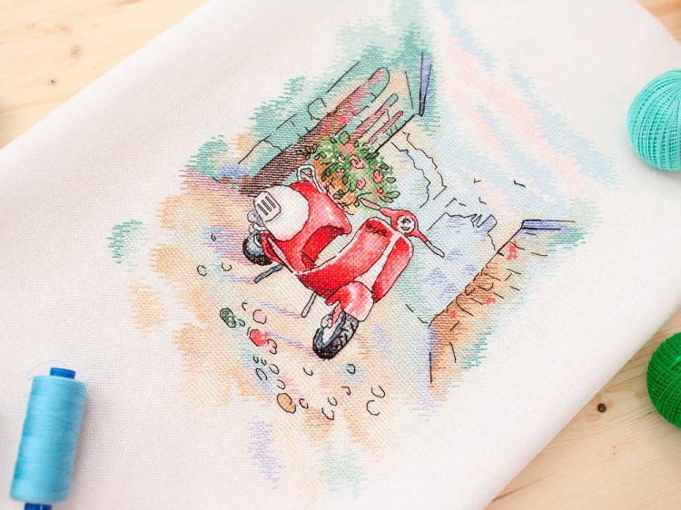 Набор для вышивания «Итальянский дворик» — картинка 2