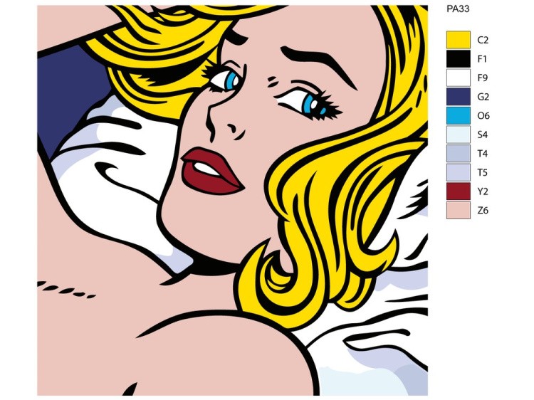 Картина по номерам «Кокетливый взгляд» — картинка 2