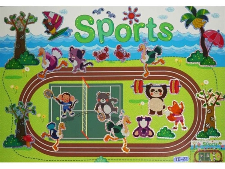 Мозаика из стикеров «Спортивная площадка» — картинка 2