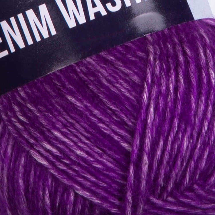 Пряжа YarnArt Denim Washed2 (Деним вошд 2) (921), меланж фиолетовый, 10 шт. по 50 г — картинка 2