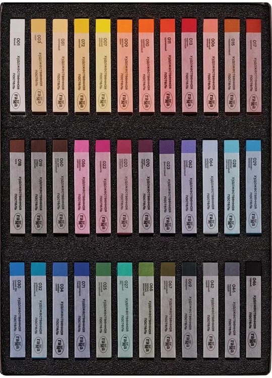 Пастель сухая художественная «Старый Мастер», 36 цв., базовые цв., квадратное сечение, Gamma — картинка 4