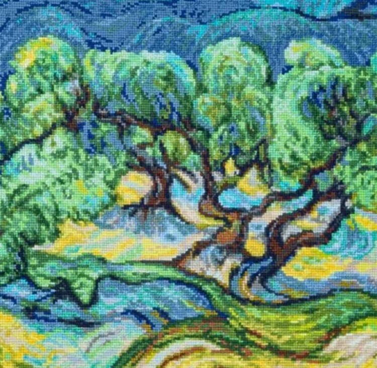 Набор для вышивания «Оливковые  деревья» — картинка 5