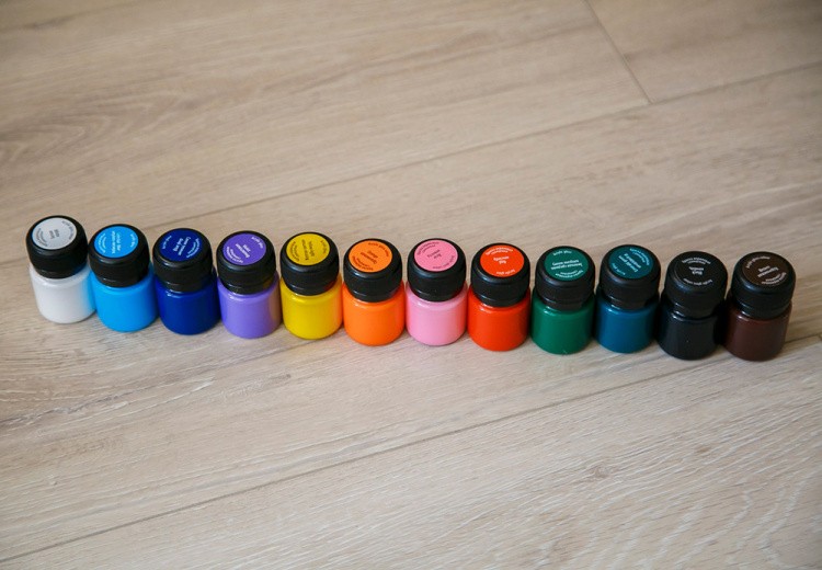 Набор красок для рисования жидким акрилом Флюид Арт, Art Blong — картинка 2