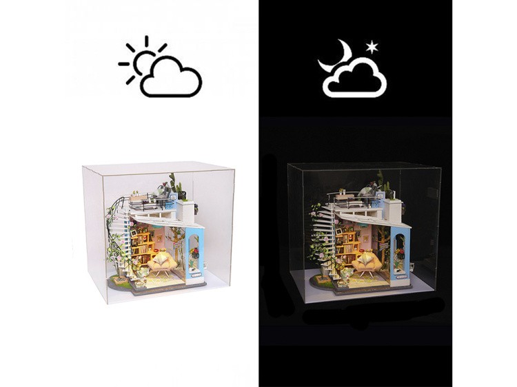 Набор для создания миниатюры (румбокс) «Уютный лофт» — картинка 4